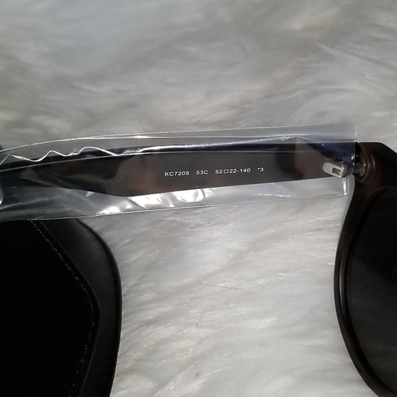 😶Kenneth Cole NY Oval Blonde Havana SmokeMirror glasses, eyewear,shades - Picture 8 of 12